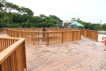 Visita as obras do Parque Costeiro em Jardim Camburi