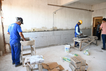 Visita Obras EMEF Paulo Roberto São Benedito