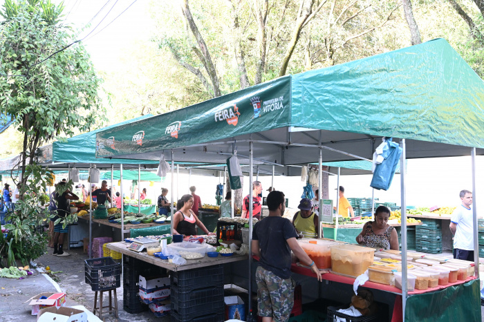 Caminhada na Feira Livre de Santo Antônio