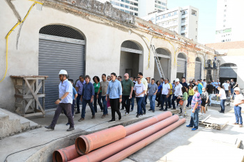 Visita Obras Mercado da Capixaba