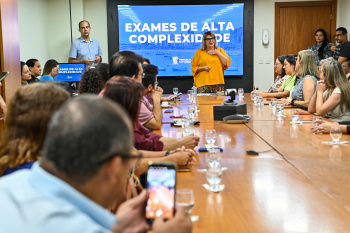 Assinatura do contrato para oferta dos exames de alta complexidade.