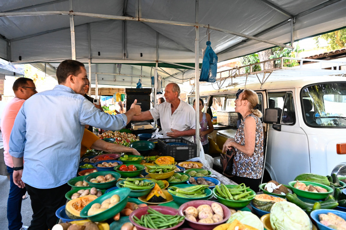 Visita na Feira Popular do Bairro República