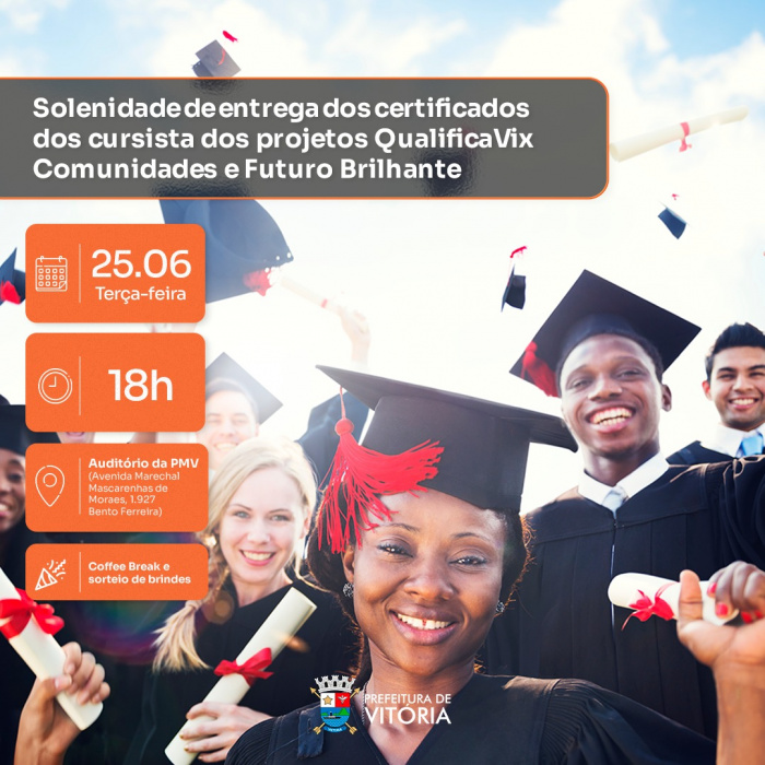 Formatura do projeto Qualifica VIX