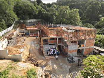 Visita Obras EMEF Irmã Jacinta Romão Foto Drone Marcos Salles