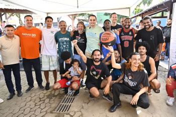 Entrega da reforma da praça e Parque Kids de Santa Tereza