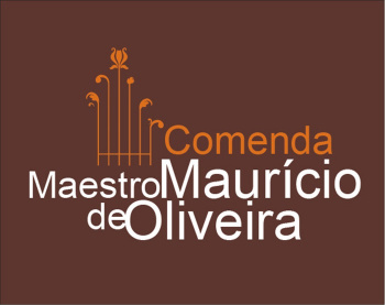 Logomarca comenda Maurício de Oliveira