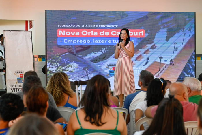 Secretária de Educação, Juliana Rohsner, falou sobre a importância de uma boa estrutura pra ensino