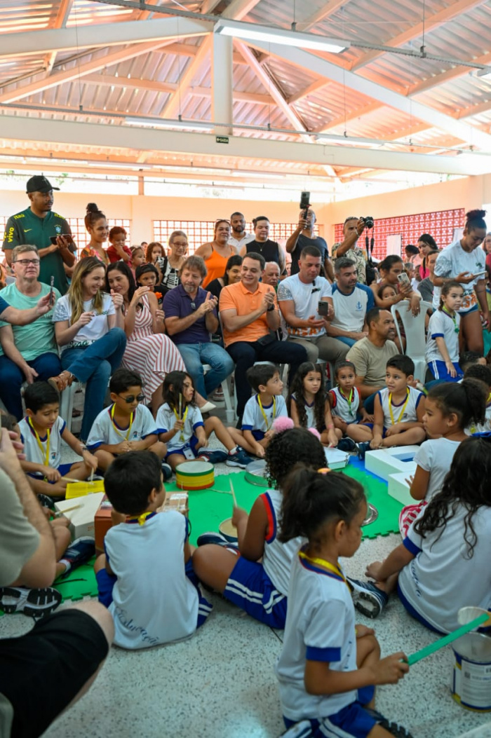 Apresentaação de alunos do cmei Jacy Alves