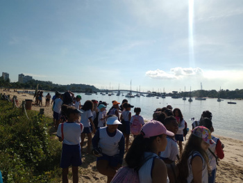 Desafio do Conhecimento encerra projeto Praia Limpa na Emef Heloisa Abreu