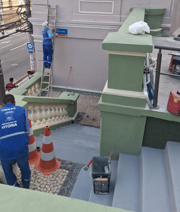 Escadaria Djanira Lima é tombada como Patrimônio Histórico e restaurada