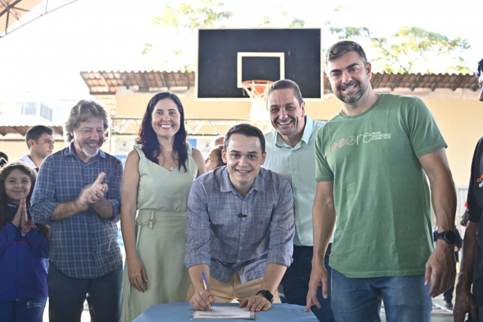 Ordem de serviço para reforma e revitalização da Emef Elzira Vivacqua