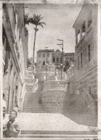 Escadaria Maria Ortiz no ano de 1925