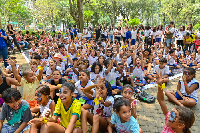 Comemoração da semana das crianças no Parque Moscoso