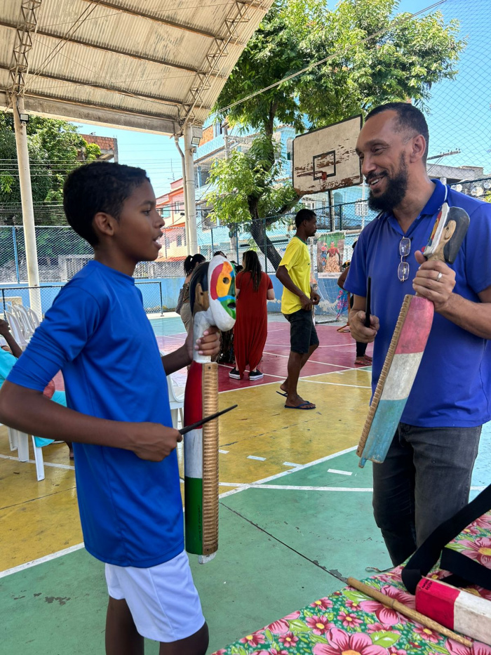 Encontro intergeracional no Centro de Convivência de Andorinhas