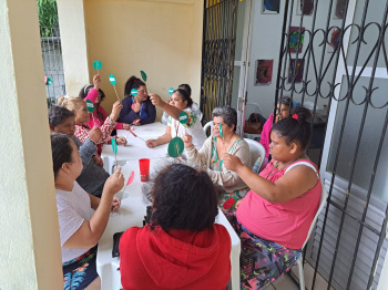 Acolhidas do Abrigo III participam de oficina de autocuidado