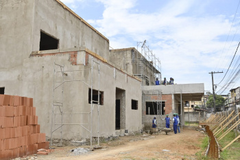 Visita à obra do novo Cras e Unidade de Saúde de Santo Antônio