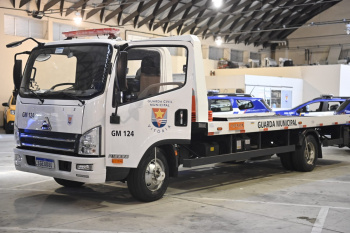 Entrega de equipamentos para Guarda Municipal e Semmam