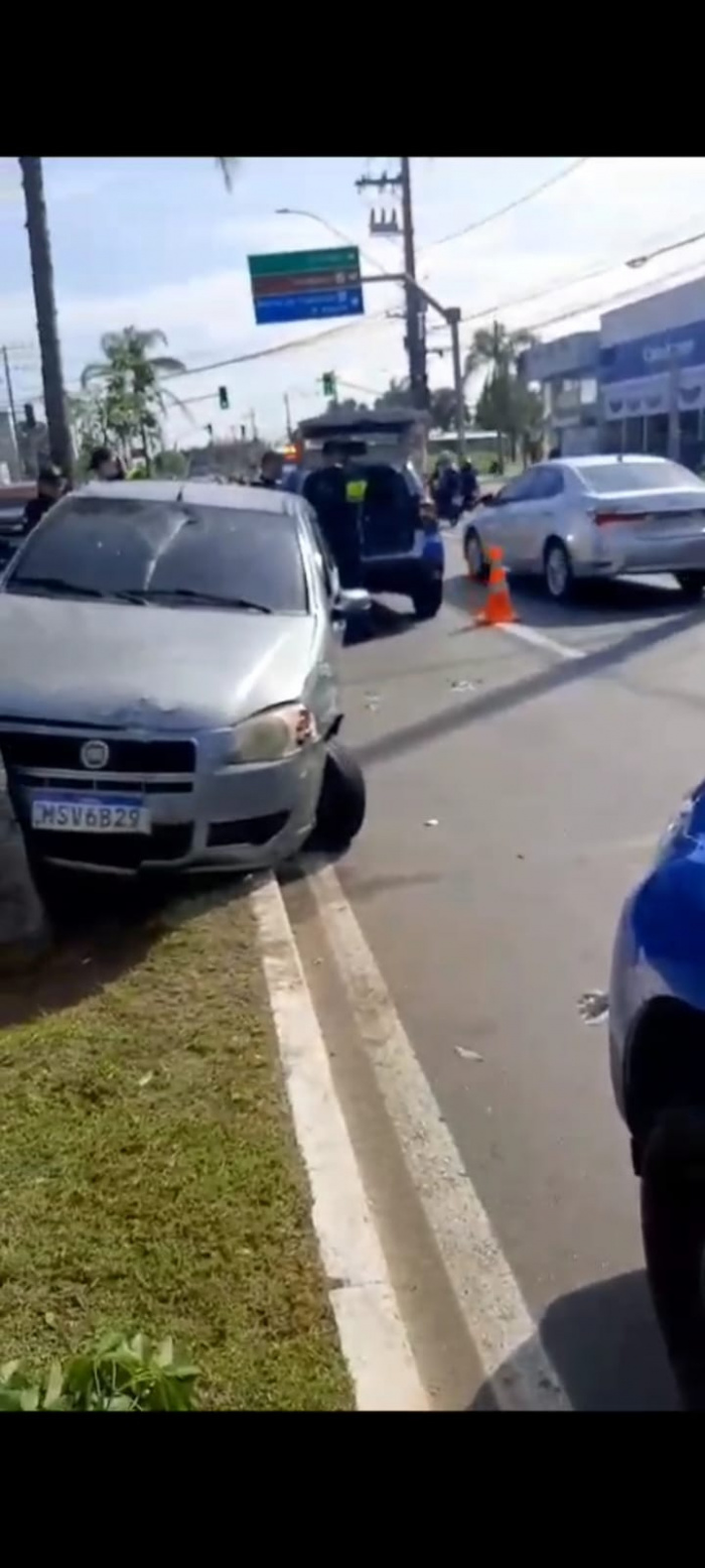 Guarda de Vitória detém motorista após bater em árvore