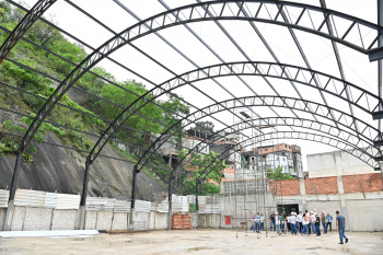 Visita as Obras da EMEF Paulo Roberto no São Benedito