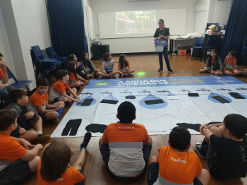 CEA Mata Paludosa promove atividade educativa sobre uso da água na Escola Monteiro
