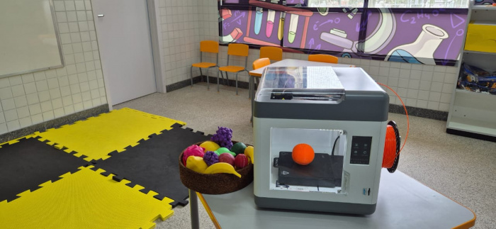 Impressora 3D no Cmei TI Rubens José Vervloet Gomes