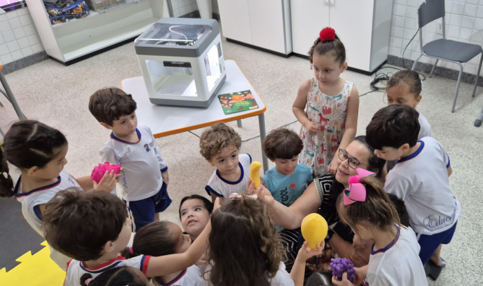 Impressora 3D no Cmei TI Rubens José Vervloet Gomes