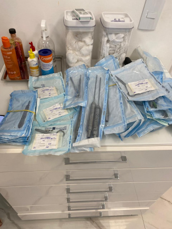 Ação da Vigilância Sanitária em clínica de estética