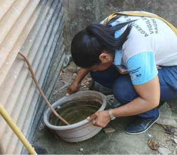 Dengue: mutirão vistoria mais de 1,4 mil imóveis e elimina 579 depósitos propícios a focos