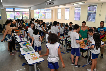 Entrega dos Trabalhos da Sala Make da EMEF Eber Louzada Zipinotti