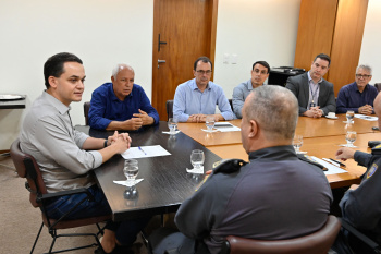 Audiência com Comandante Geral da PM Coronel Caus e o Verador Luis Paulo Amorim