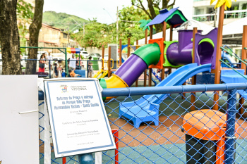 Entrega da Reforma da Praça e Parque Kids de Santa Cecília