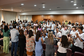 Homenagem aos estudantes da Rede Municipal que foram aprovados no IFES
