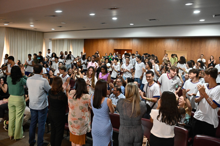 Homenagem aos estudantes da Rede Municipal que foram aprovados no IFES