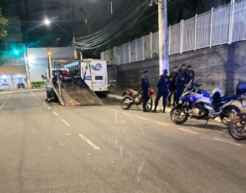 Motociclista é multado 14 vezes após fugir de blitz em Vitória