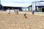 Projeto Social jogando Futebol de Areia na Arena de Verão