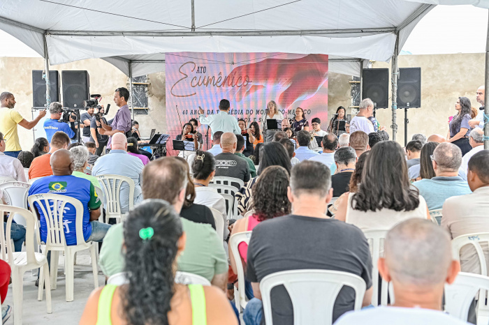 Culto Ecumênico em Homenagem às vítimas dos 40 anos da Trajédia do Morro do Macaco
