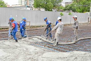 Segunda Etapa da Concretagem da Rua Jair Ethiene Dessaune