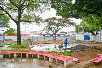 Visita às obras da Praça de Jucutuquara