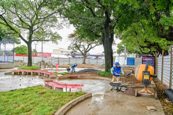 Visita às obras da Praça de Jucutuquara