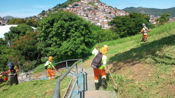 Monte Horebe recebe ações de limpeza e manutenção