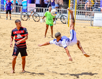 Vitória x Flamengo - Duelo de Beach Soccer.