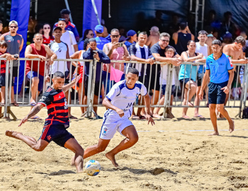 Vitória x Flamengo - Duelo de Beach Soccer.