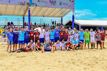 Vitória x Flamengo - Duelo de Beach Soccer.