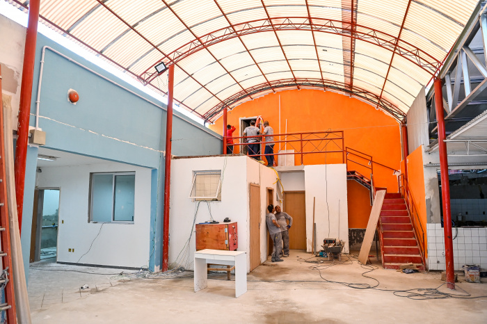 Visita técnica às obras do novo CMEITI Cida Barreto