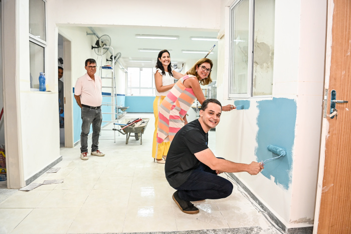 Visita técnica às obras do novo CMEITI Cida Barreto