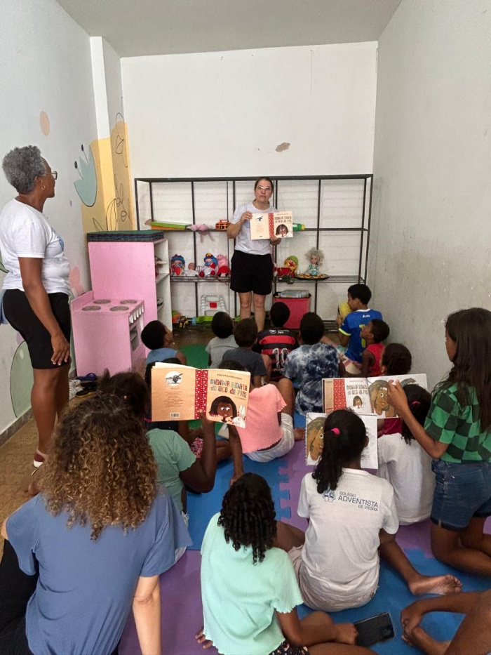 Atividade para crianças e adolescentes do Centro de Vivência 2