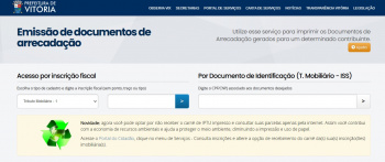Carnê de IPTU online