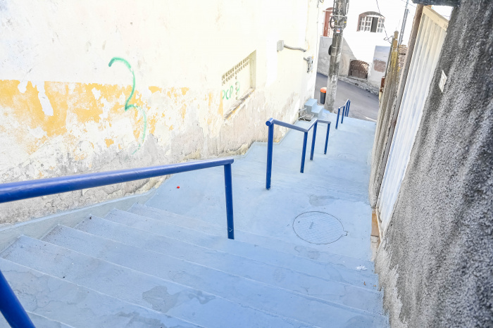 Visita nas Obras das Escadarias do Morro da Fonte Grande