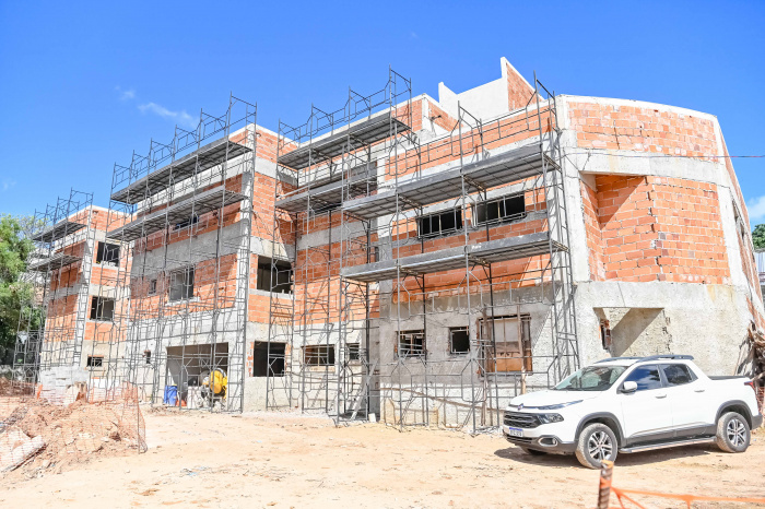 Visita nas Obras do CRAS e US do Bairro Grande Vitória