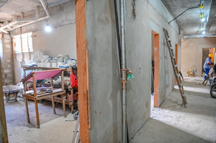 Visita nas Obras do CRAS e US do Bairro Grande Vitória